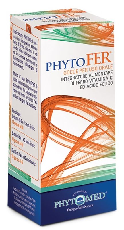 Phytomed Phytofer integratore a base di ferro vitamina c e acido folico 15ml-1