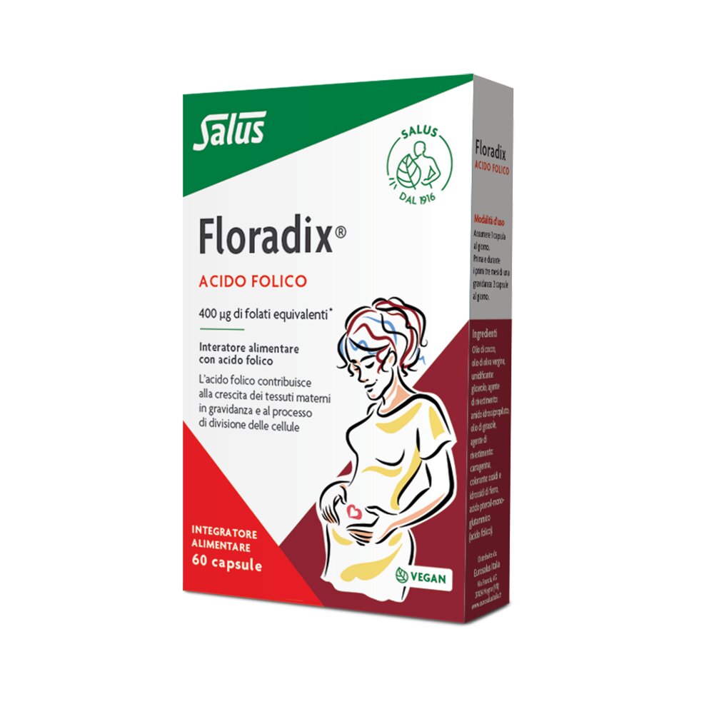 Salus Floradix integratore di acido folico 60 capsule-2