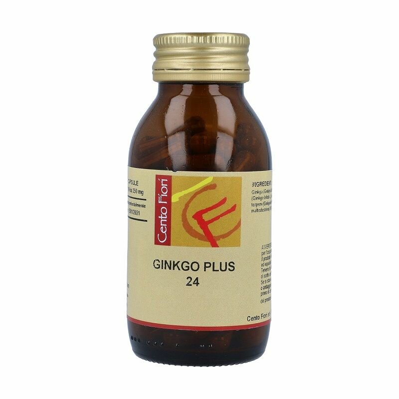 Cento Fiori Ginkgo Plus 24% per la circolazione sanguigna 100 capsule vegetali-1