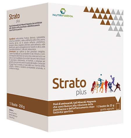 Nutrifarma Strato Plus 10 Bustine 25g Gusto Agrumi-1
