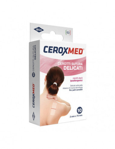 Ceroxmed Cerotti Per Sutura Delicati 3x75mm-3