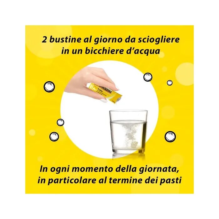 Citrosodina Effervescente Integratore Alimentare Digestivo con Calcio al Limone 20 Bustine-12