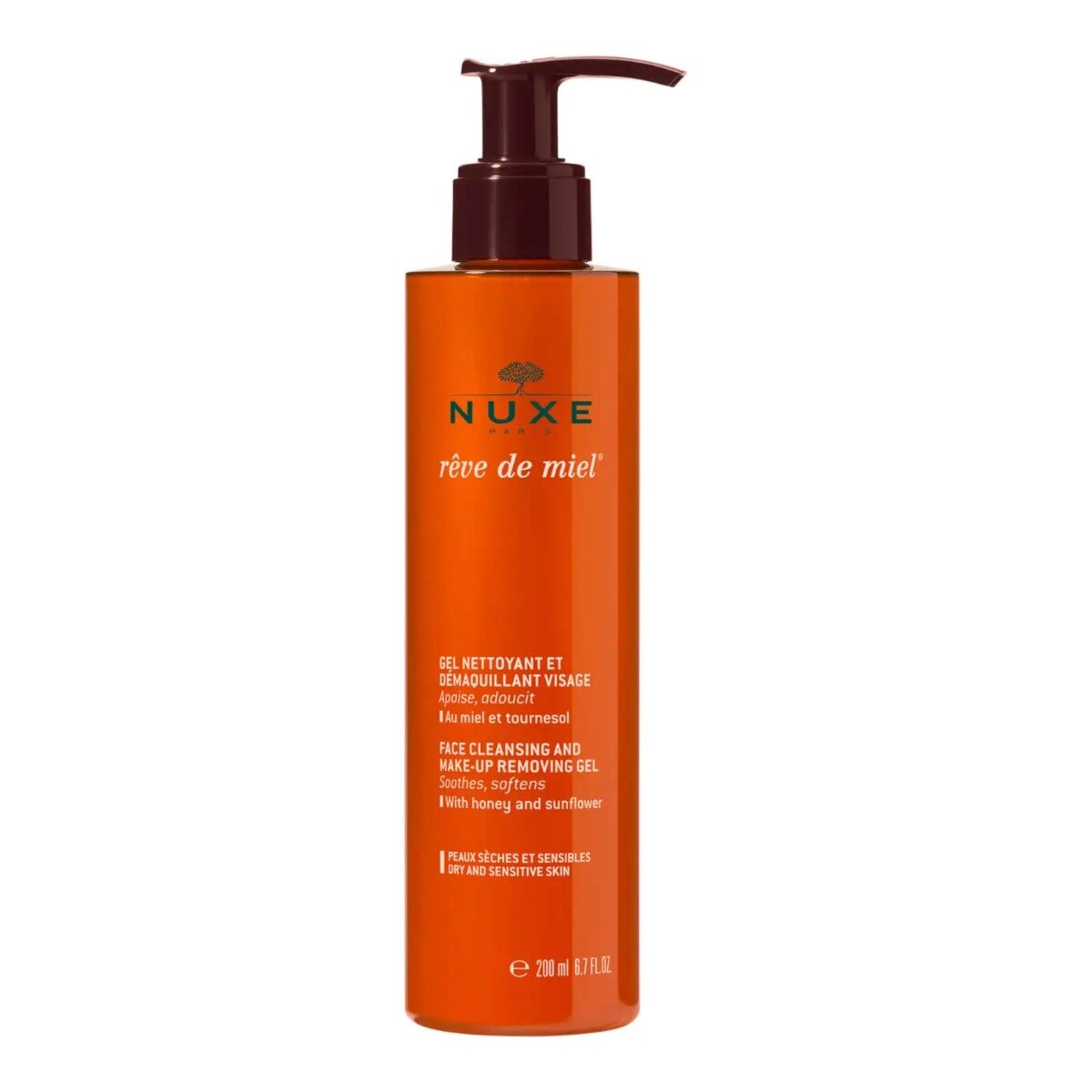 Nuxe Reve de Miel Gel detergente e struccante 200ml-2