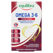 Equilibra Omega 3+6 funzione cardiaca e cerebrale 32 capsule