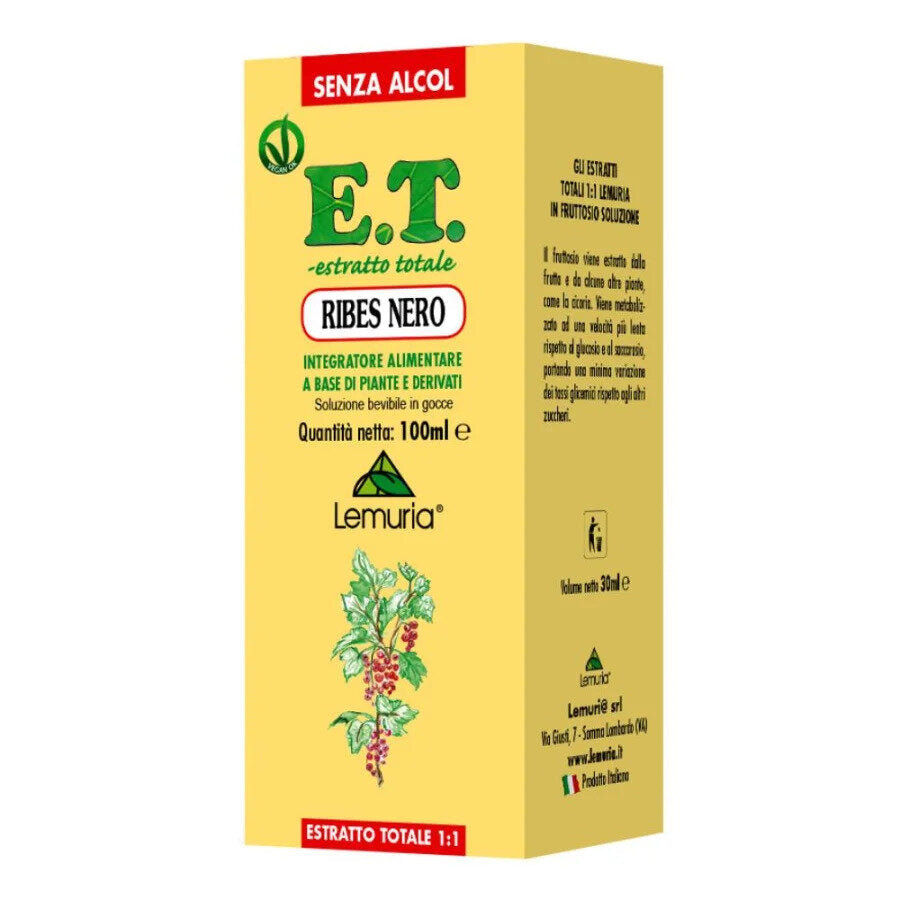 Lemuria Ribes Nero Estratto Totale utile per le difese immunitarie 100ml-1