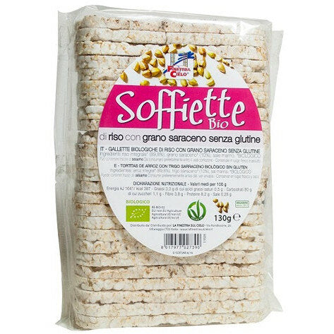 Soffiette Bio di riso con grano saraceno 130g-2