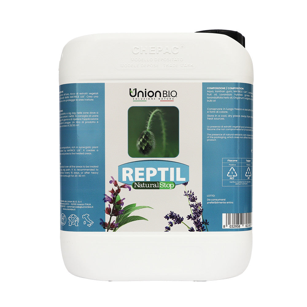 Union Bio Reptil Natural Stop Serpenti Lucertole 5 Litri-2