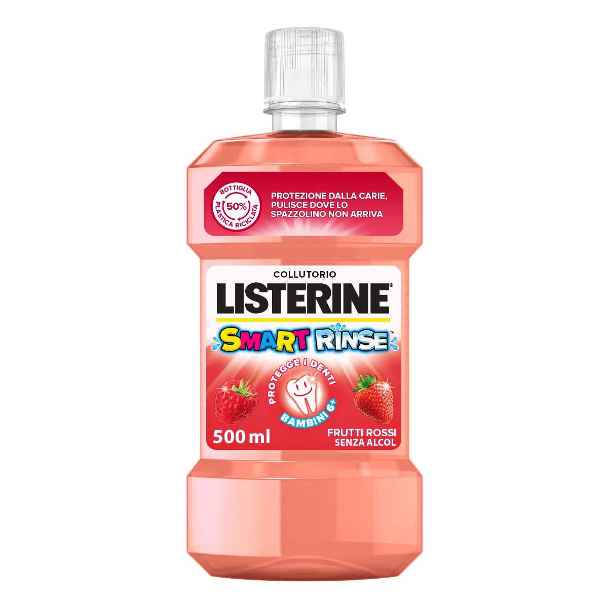 Listerine Smart Rinse collutorio per bambini al fluoro 500ml-8