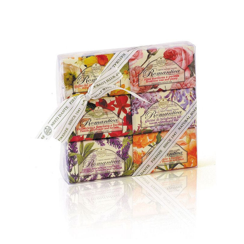 Nesti Dante Romantica Sapone Vegetale Confezione Regalo 6x150g-2