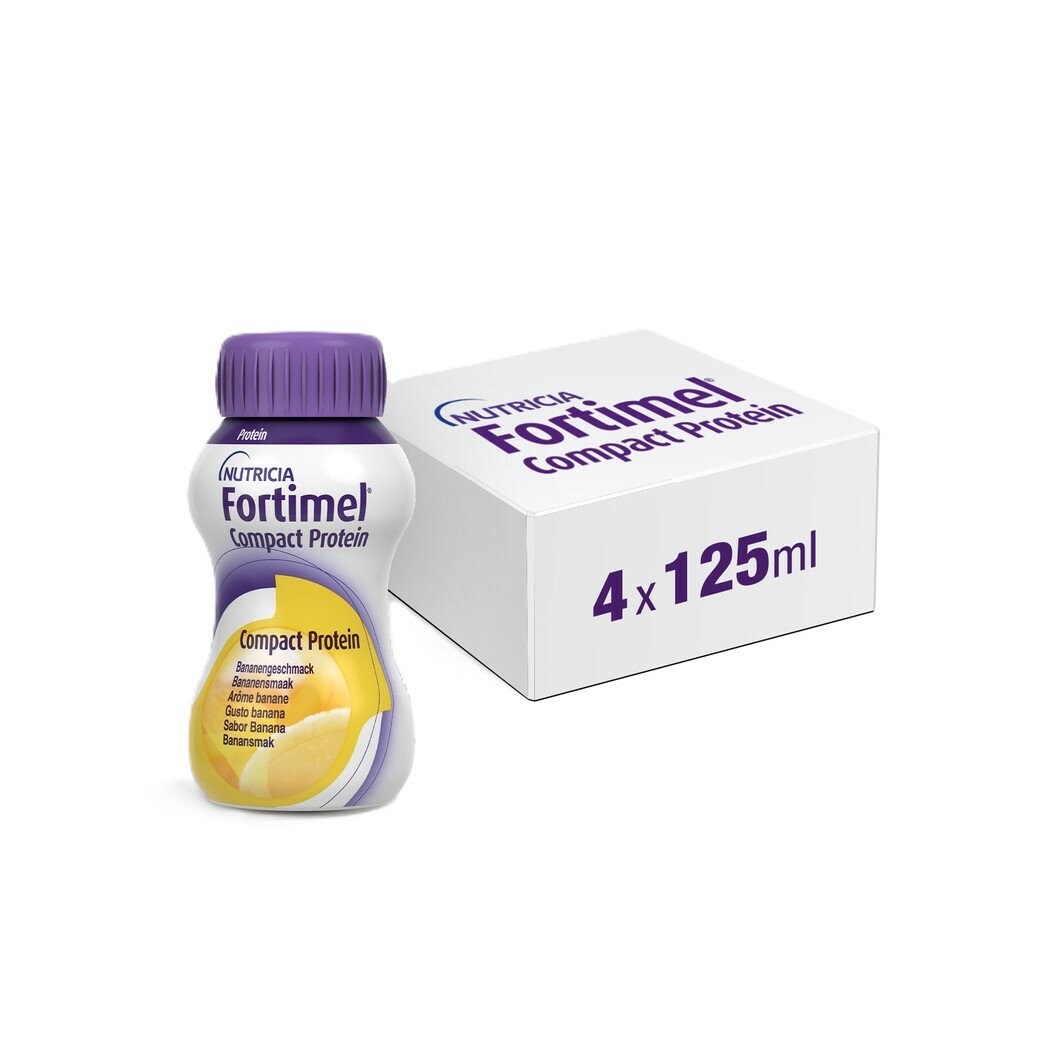 Fortimel Compact Protein Banana 4x125ml-6