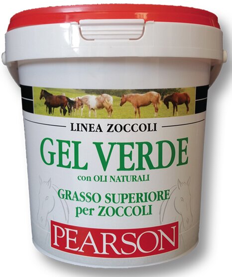Pearson Linea Zoccoli Gel Verde Grasso superiore per zoccoli di cavallo 1000ml-2