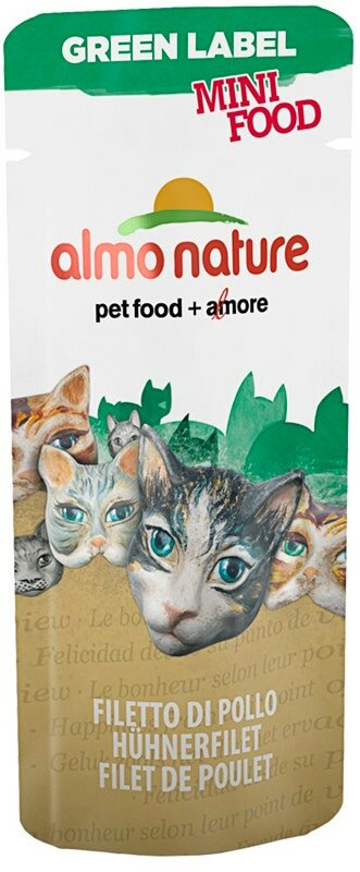 Almo Nature Green Label Mini Food Cibo Umido Filetto Di Pollo Per Gatti Adulti Bustina 3g-2