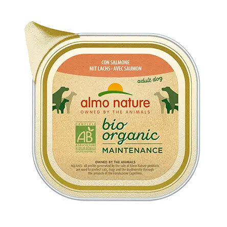 Almo Nature Bio Organic Maintenance Salmone alimento umido per cani adulti 100g-2