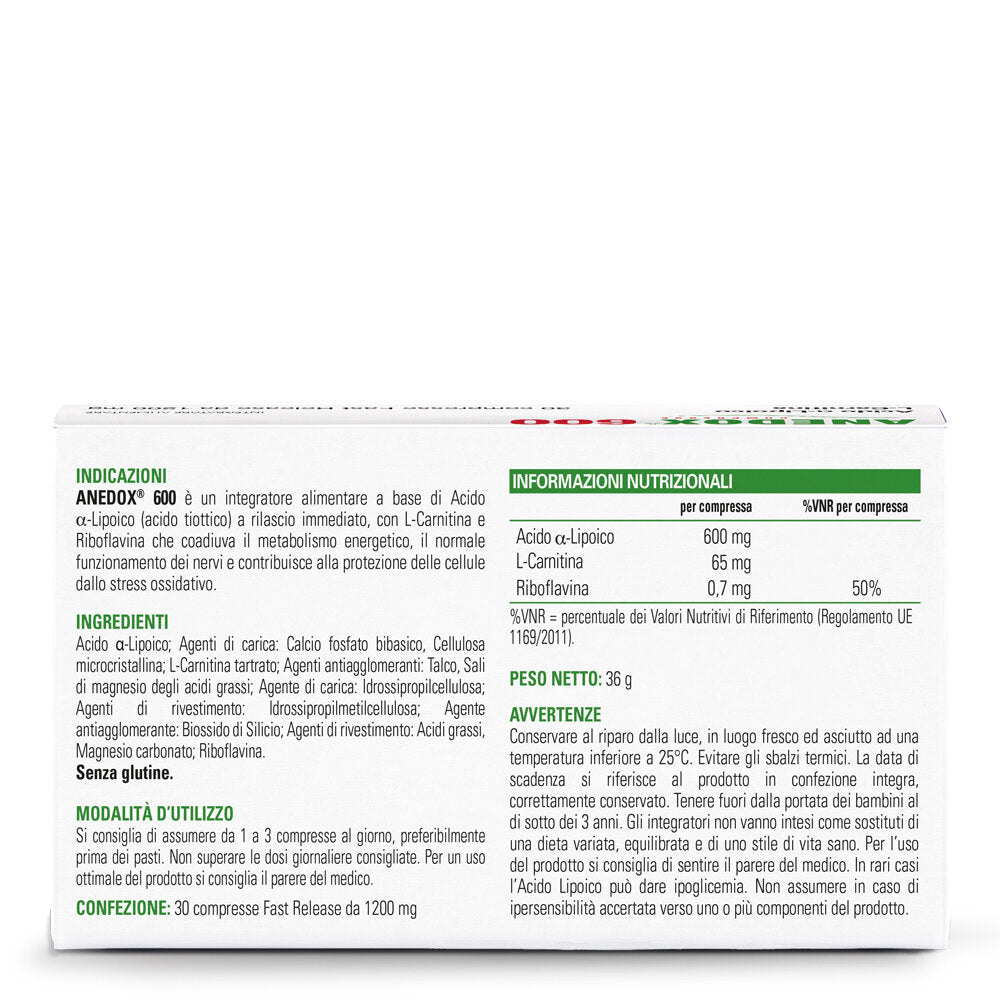 Anedox 600 stress ossidativo 30 compresse-4