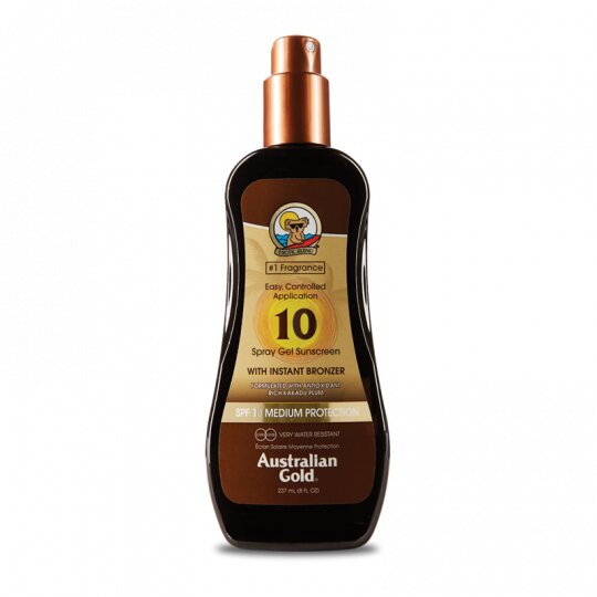 Australian Gold Protezione solare SPF10 Spray Gel con effetto bronze 237ml-2