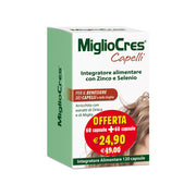 MiglioCres Capelli per il benessere di capelli e unghie 60 + 60 capsule-2