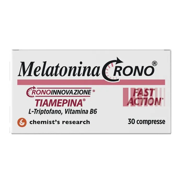 Melatonina Crono per il naturale ritmo del sonno 30 compresse-2