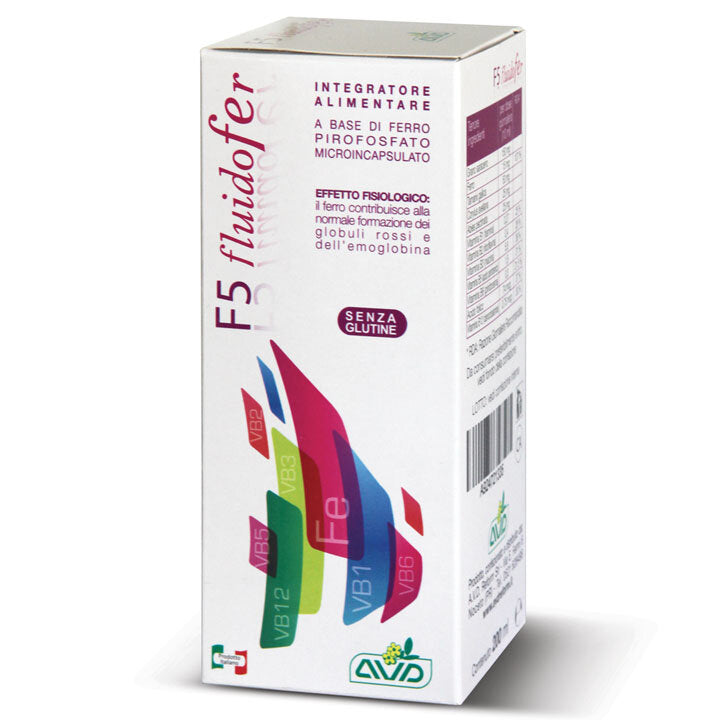 F5 Fluidofer Liquido Integratore Alimentare Ferro 200ml-2
