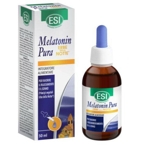 Esi Melatonin Pura gocce con erbe della notte 50 ml-2