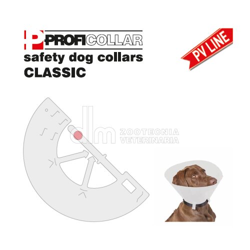 Collare Elisabetta ProfiCollar Classic Opaco Misura 12,5 S-1