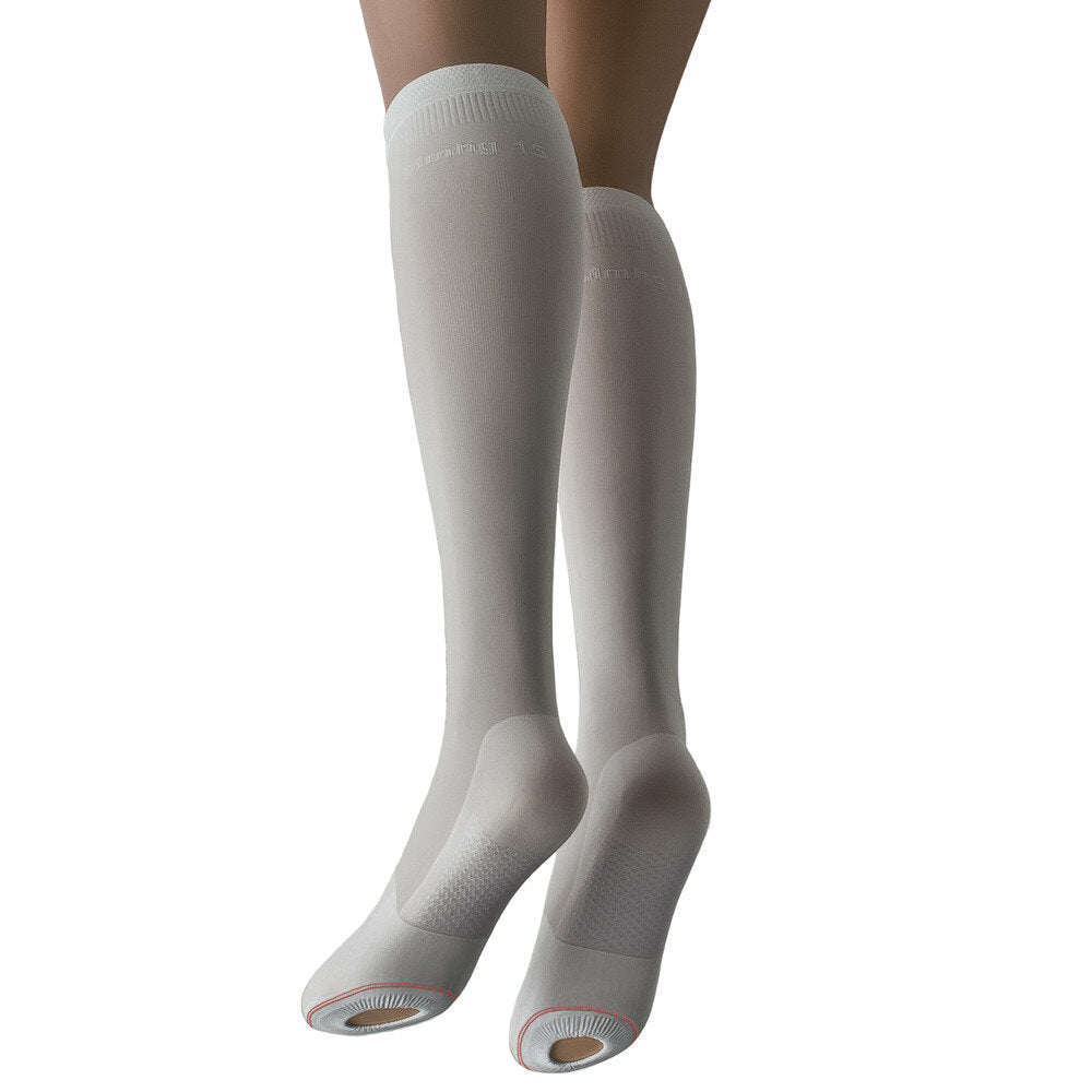 Solidea Medical Anti-Embolism Knee-High AD Gambaletti Elastici Antitrombo Colore Bianco Taglia S-1