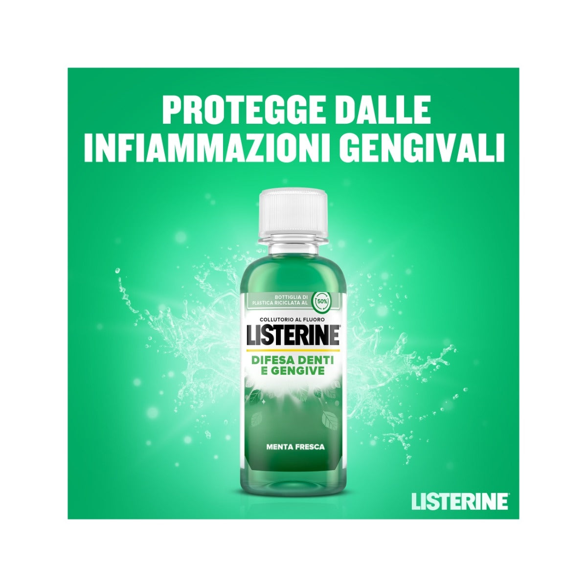 Listerine Collutorio difesa denti e gengive formato viaggio 95ml-11