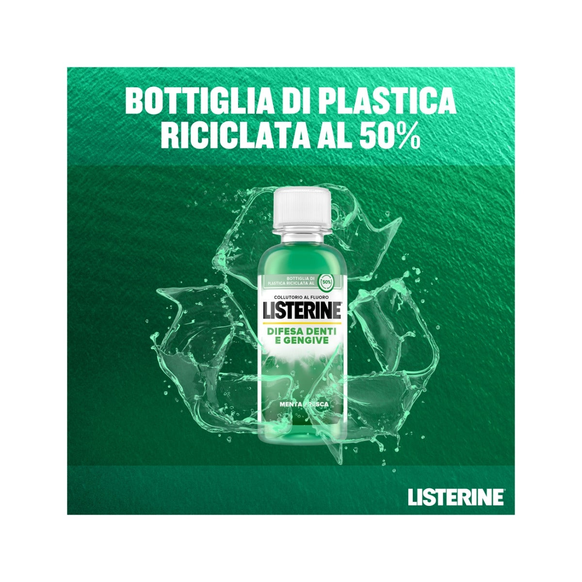 Listerine Collutorio difesa denti e gengive formato viaggio 95ml-13