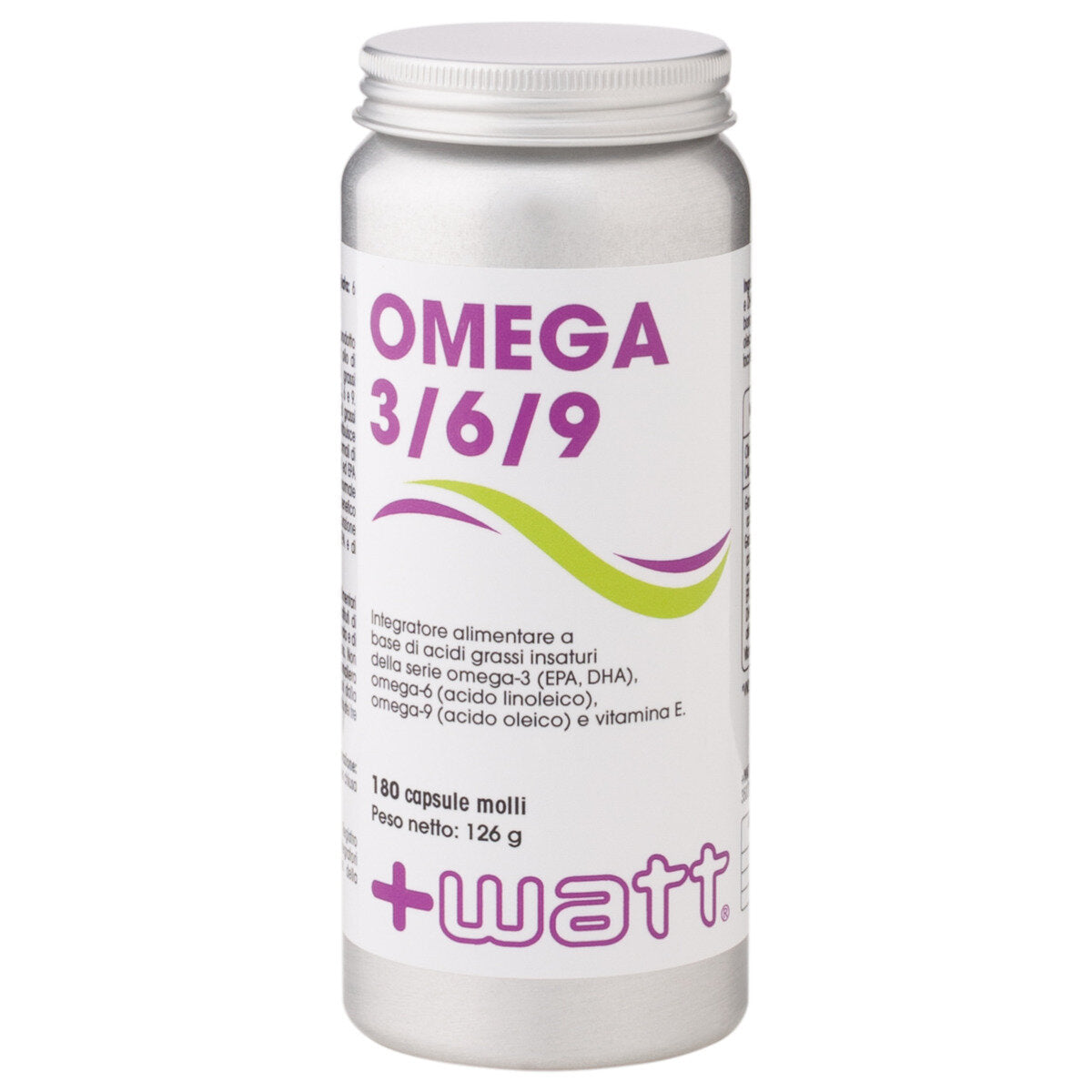 +Watt Omega 3/6/9 180 Capsule Molli-2