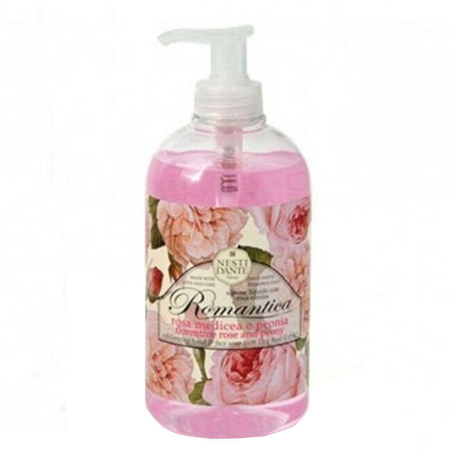 Nesti Dante Romantica Sapone Liquido Rosa Medicea e Peonia 500ml-2