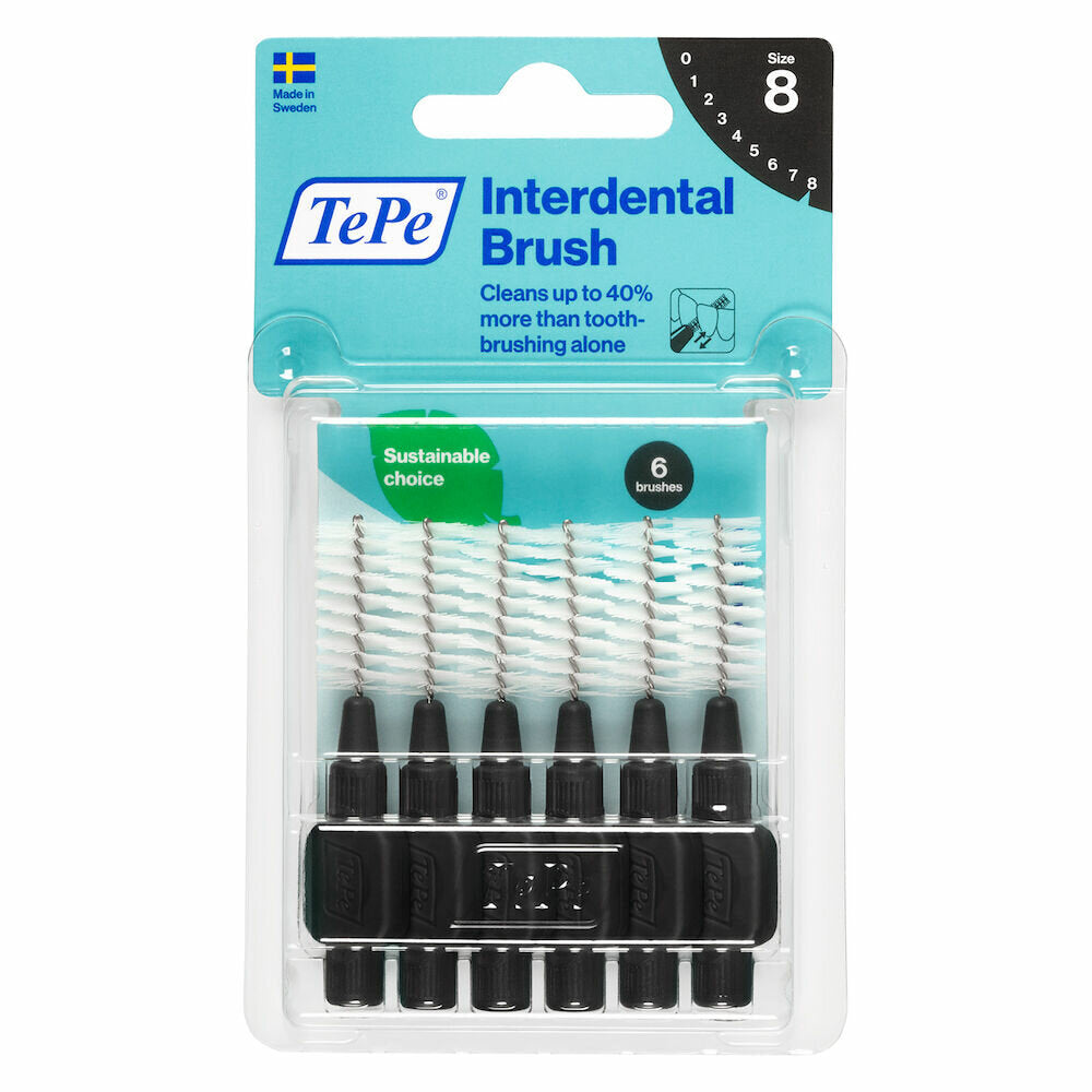 TePe Original Nero Scovolino Per Pulizia Interdentale Misura ISO 8 (filo 1,5 mm) 6 Pezzi-2