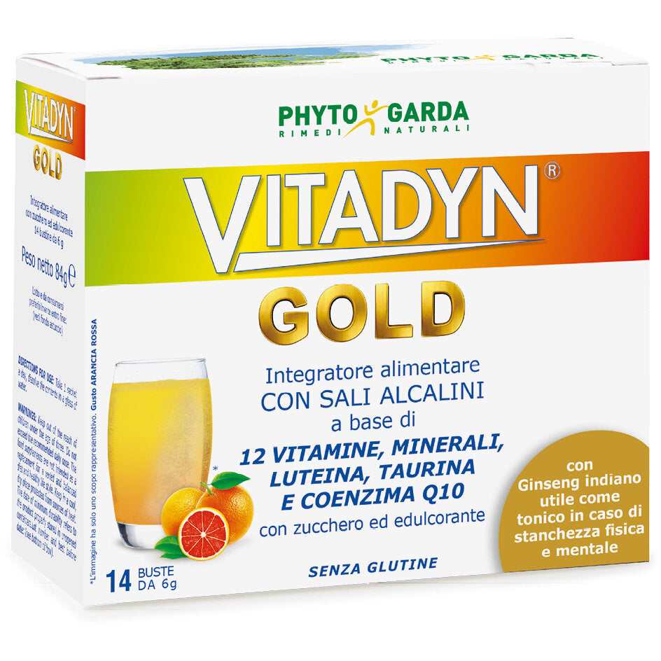 Vitadyn Gold utile per le difese immunitarie e per la pelle 14 bustine-2