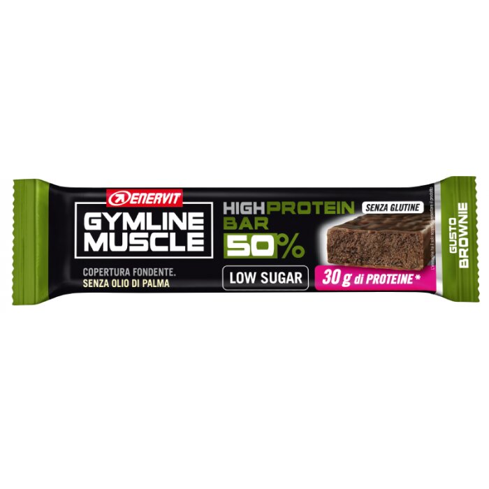 Enervit Gymline High Protein Bar 50% Brownie 60g-2