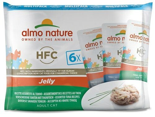Almo Nature HCF Jelly Cibo Umido Al Tonno Per Gatti Adulti Bustine 6x55g-2