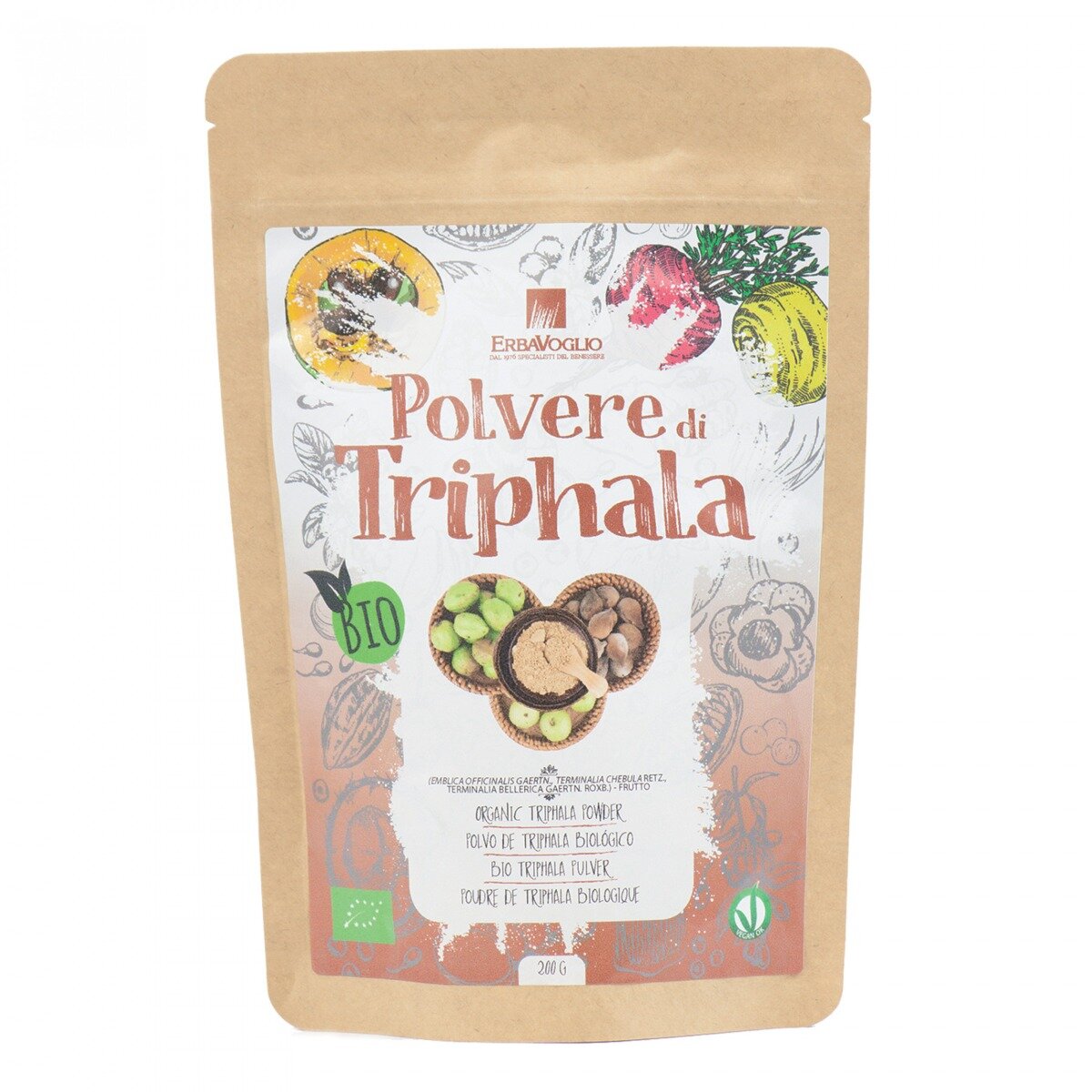 Erbavoglio Polvere di Triphala Bio ad azione depurativa 200g-2