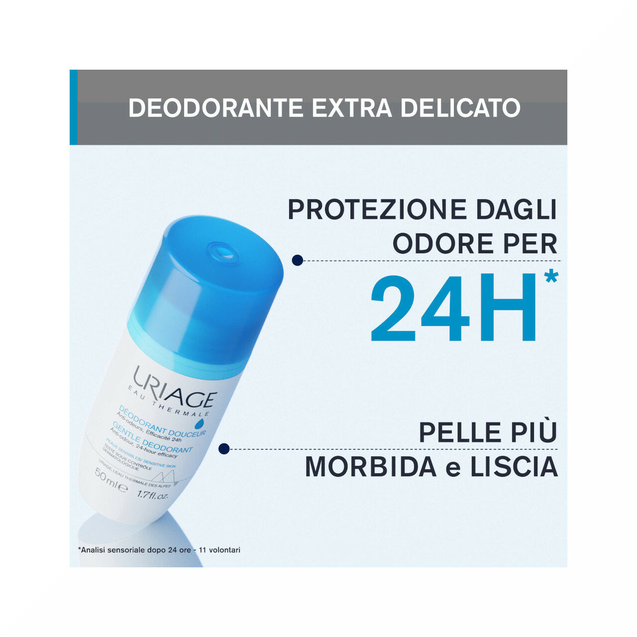 Uriage Deodorant Douceur deodorante per pelli sensibili efficacia 24h 50ml-5