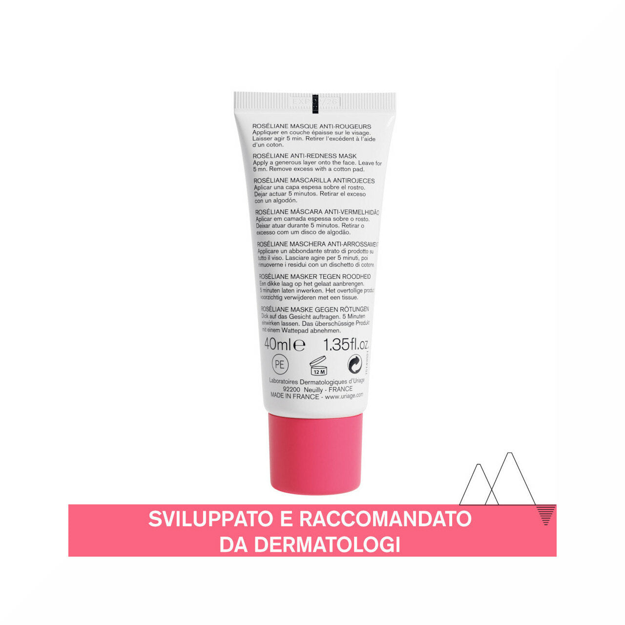 Uriage Roseliane maschera anti arrossamento 40ml-2