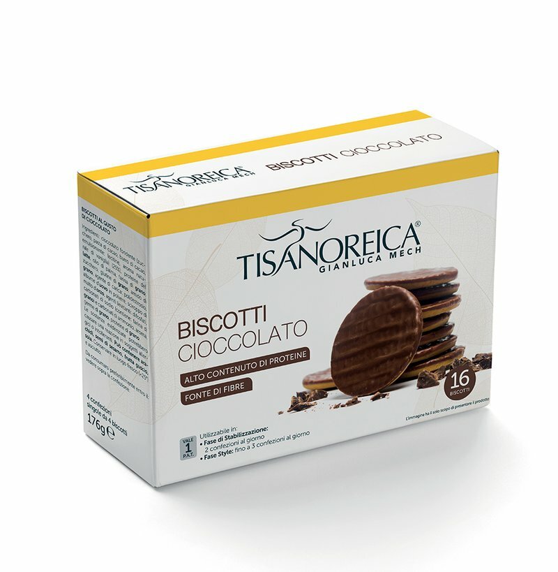 Tisanoreica biscotti al gusto di cioccolato 176g-2