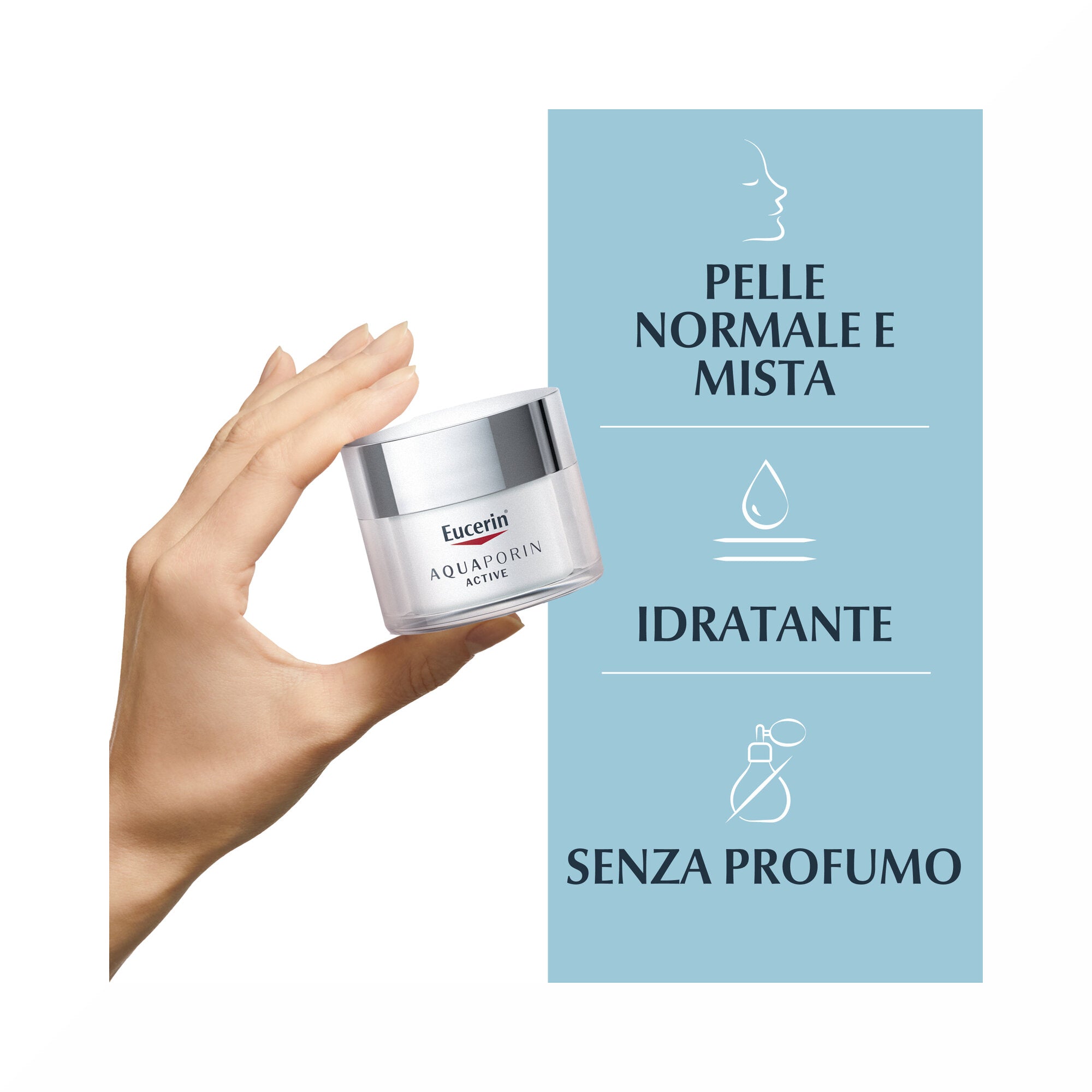 Eucerin AQUAporin Active Trattamento idratante riequilibrante pelli da normali a miste 50ml-3