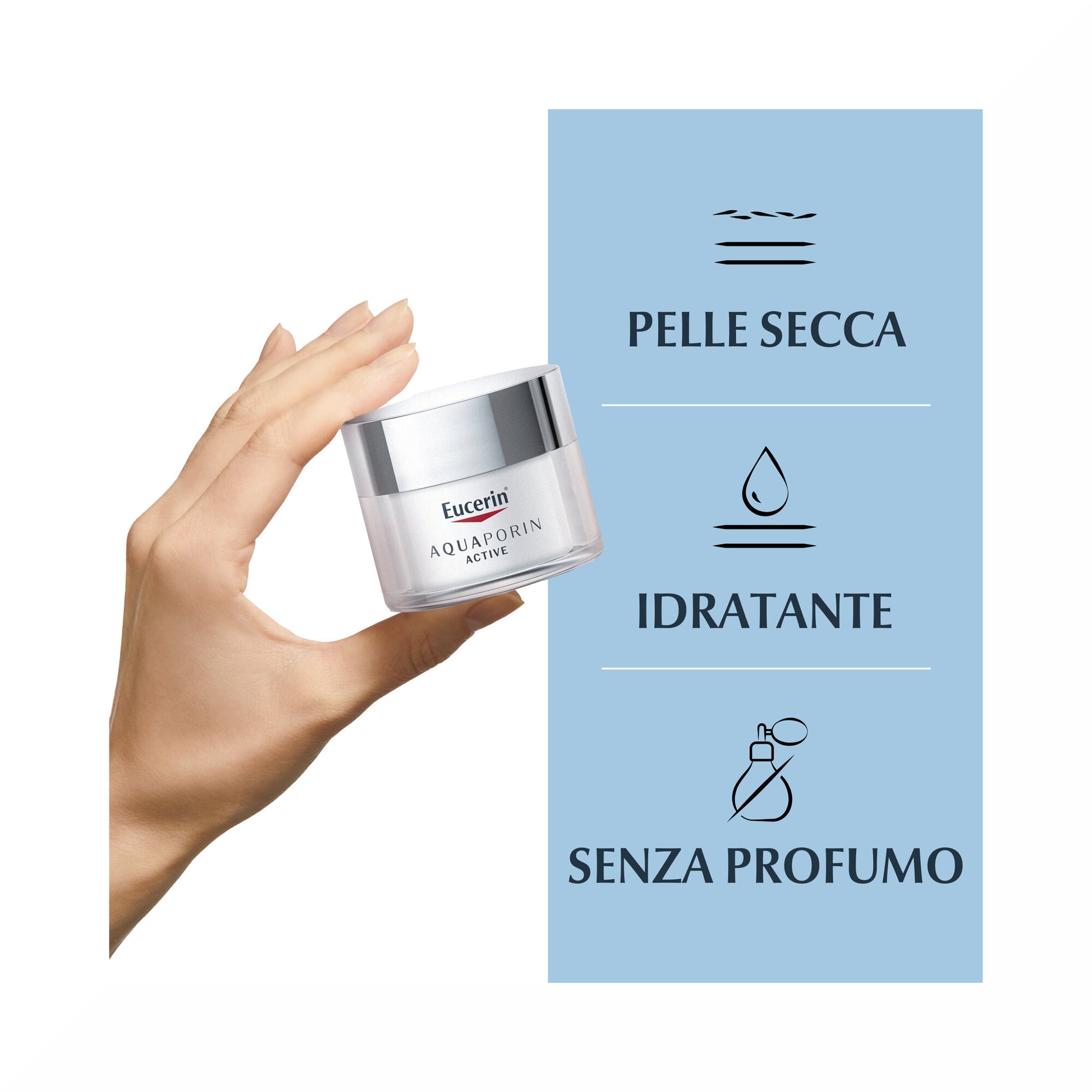 Eucerin Aquaporin Active Trattamento idratante riequilibrante pelli secche 50ml-3