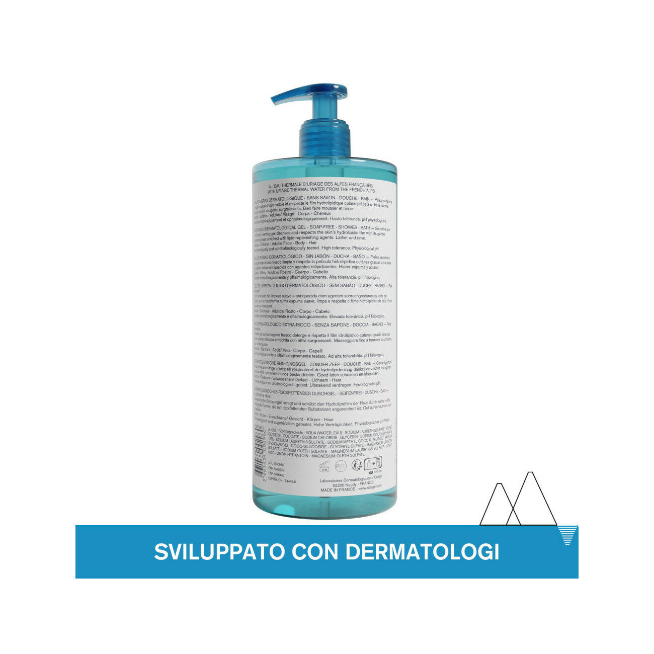 Uriage Gel Detergente Dermatologico Extra-ricco 1 Litro-6