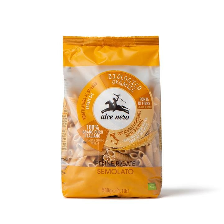 Alce Nero Penne Rigate Semolato di Grano Duro Biologico 500g-2