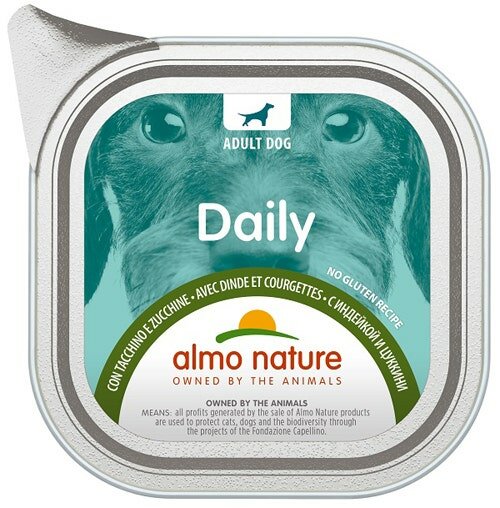 Almo Nature Daily Menu Cibo Umido Tacchino E Zucchine Cani Adulti Vaschetta 100g-2