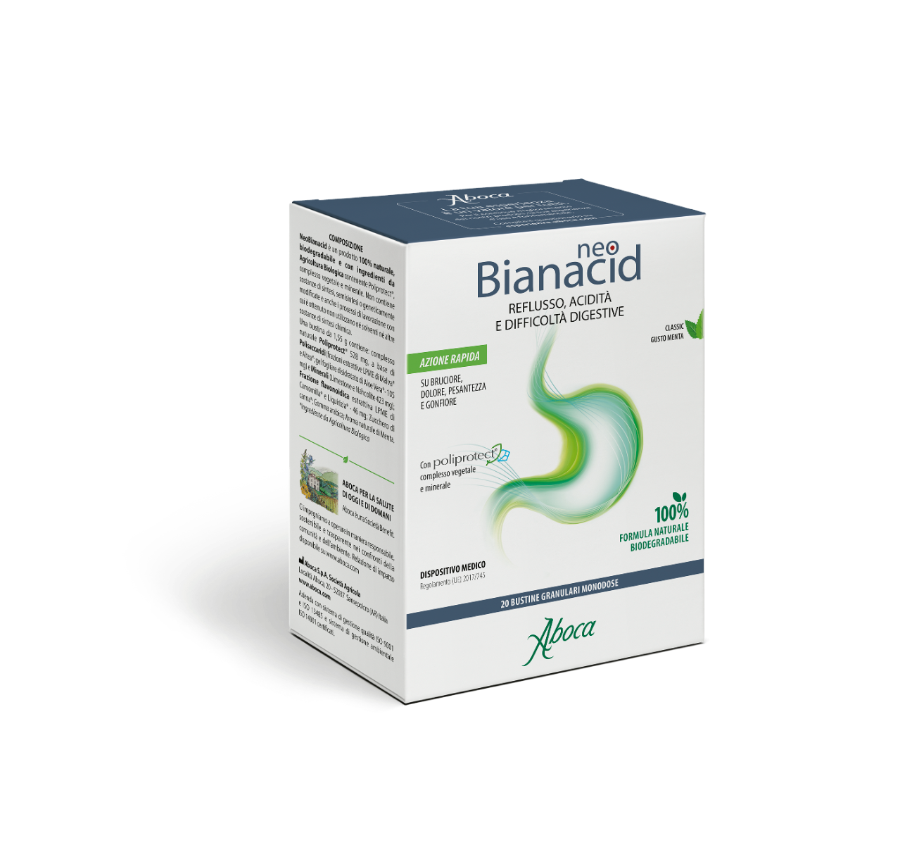 Aboca Neobianacid Acidità Reflusso 20 Buste Monodose-2
