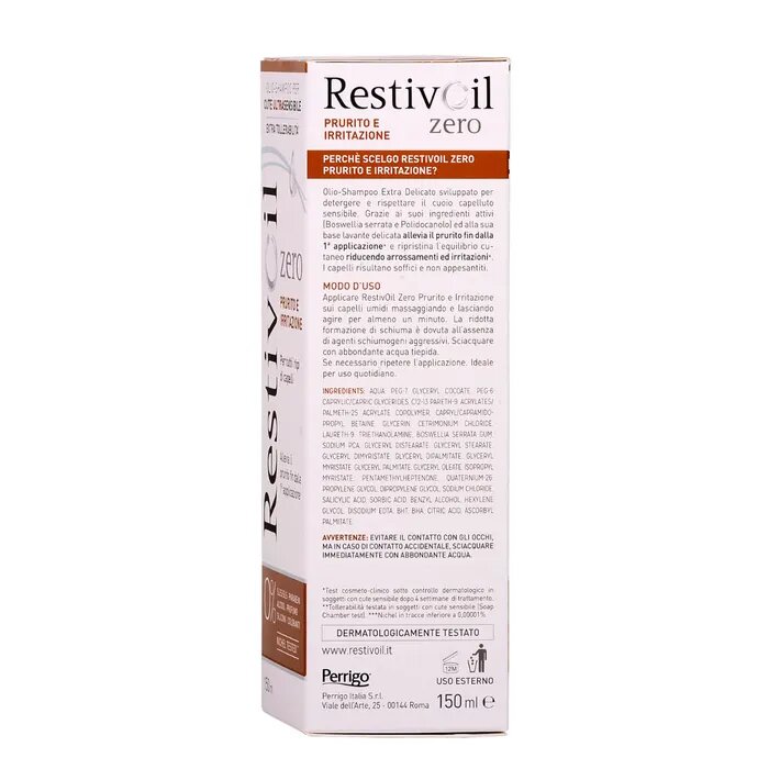 Restivoil Zero Olio-Shampoo per cute ultra sensibile 150ml-5