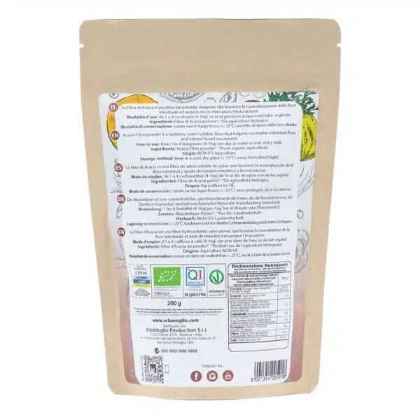 Polvere di Fibra di Acacia Bio 200g-4