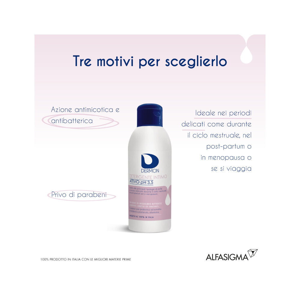 Dermon Intimo Attivo pH 3,5 Detergente 250ml-9