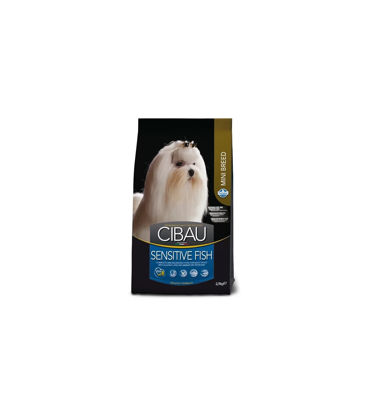 Cibau Adult Mini Sensitive Pesce Per Cani Adulti 2.5kg-2