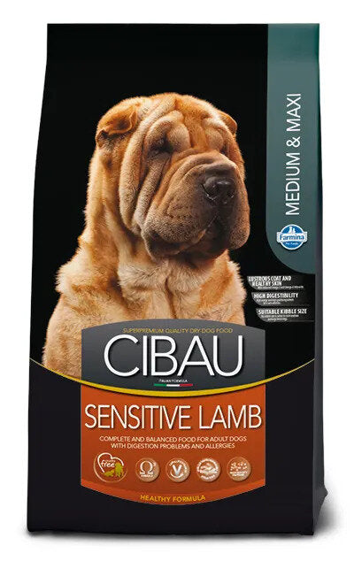Cibau Sensitive Lamb Medium & Maxi Cibo Secco Per Cani Adulti Sacco 12 Kg-2