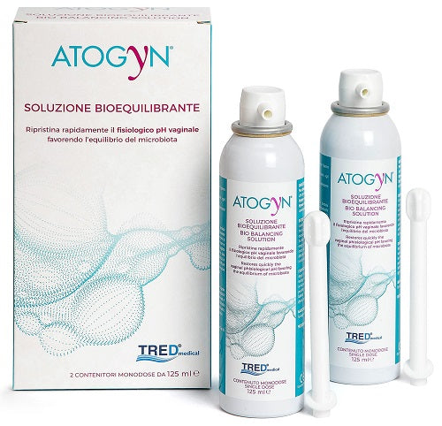Atogyn Dispositivo Igiene Vaginale e Ripristino ph Fisiologico Bag on Valve 2 Pezzi da 125ml-0