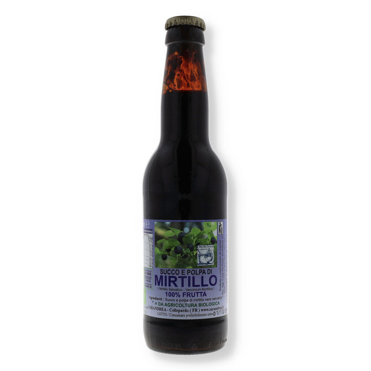 Sarandrea Succo Puro Mirtillo BIO 330ml-1